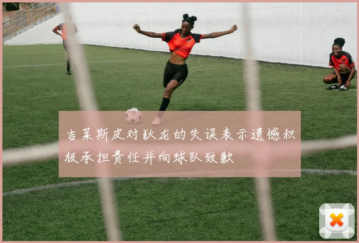 吉莱斯皮对狄龙的失误表示遗憾积极承担责任并向球队致歉