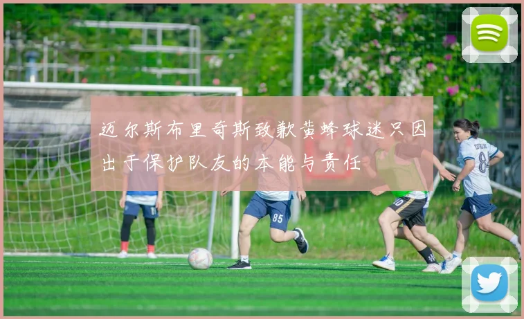 迈尔斯布里奇斯致歉黄蜂球迷只因出于保护队友的本能与责任